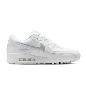 Men's Nike Air Max 90 PRM White/Metallic Silver-White (HV4517 100)