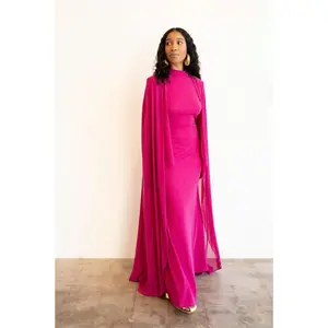 Zahra Cape Maxi Gown