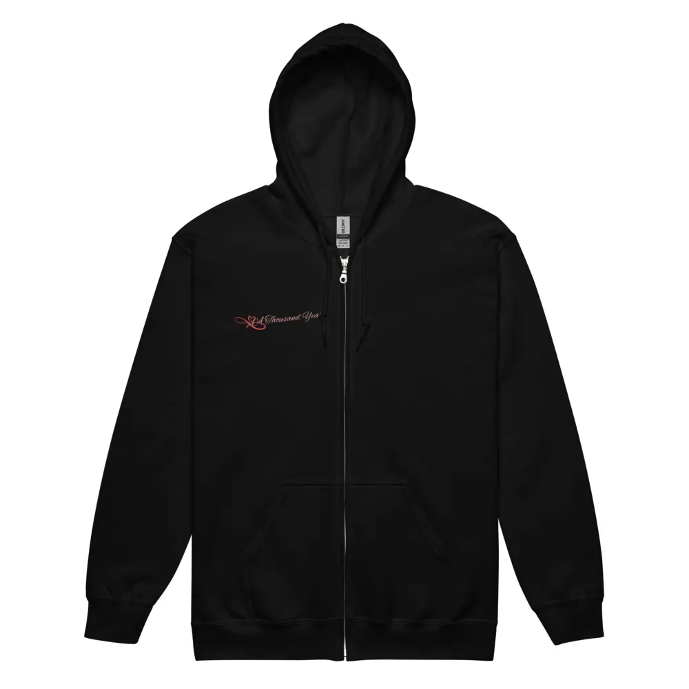 1000 years heavy blend zip hoodie