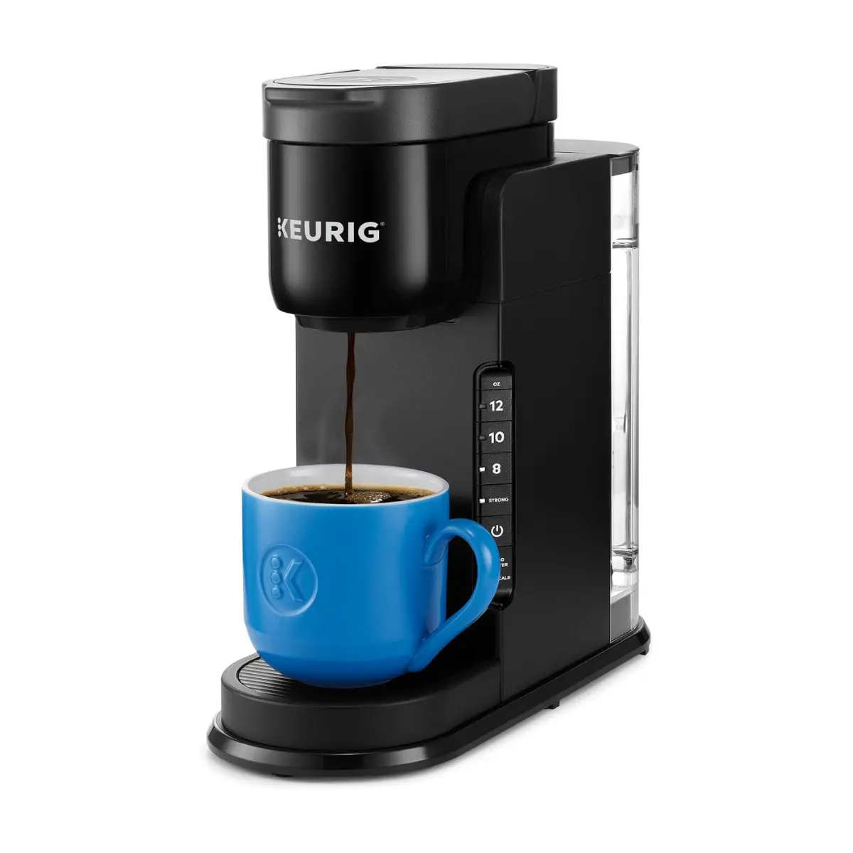 Keurig K-Express Single Serve K-Cup Pod Coffee Maker, 3 Brew Sizes, Strong Button, 42oz Removable Reservoir, Black