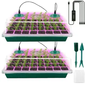 Indoor starter kit with grow lights
