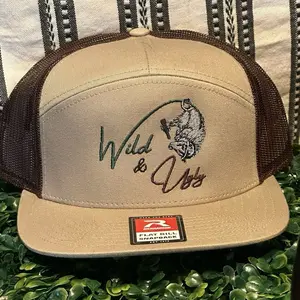 Upside Down Opossum Embroidered Hat