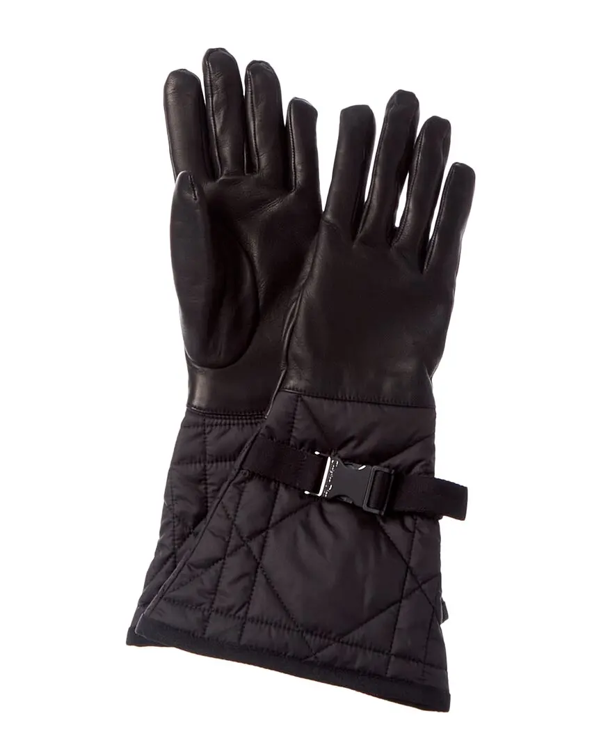 Dior Cashmere-Lined Leather Gloves