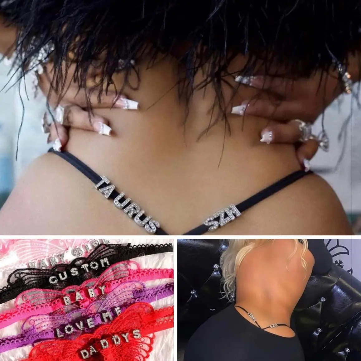 Custom name panties Womenswear Lingerie Underwear