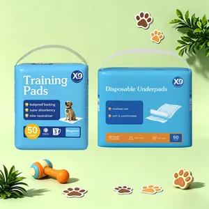 X9 Disposable Lavender Dog Underpads (2 Bags) - Absorbent Liner Pads, High Absorbency, Odor-Absorbing, Petroleum-Based Microplastic-Free, Isolates Pet Urine from Furniture, Suitable for Multi-Dog Families