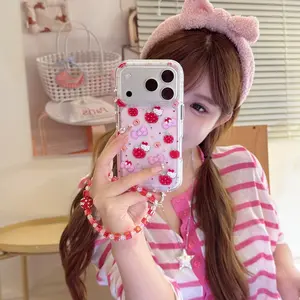 Bow Apple Phone Case with Charm, Fashionable Lady Phone Case, Simple and Unique, for iPhone 17 Pro Max, 16 Pro Max, 15 Pro Max, 15 Pro, 15