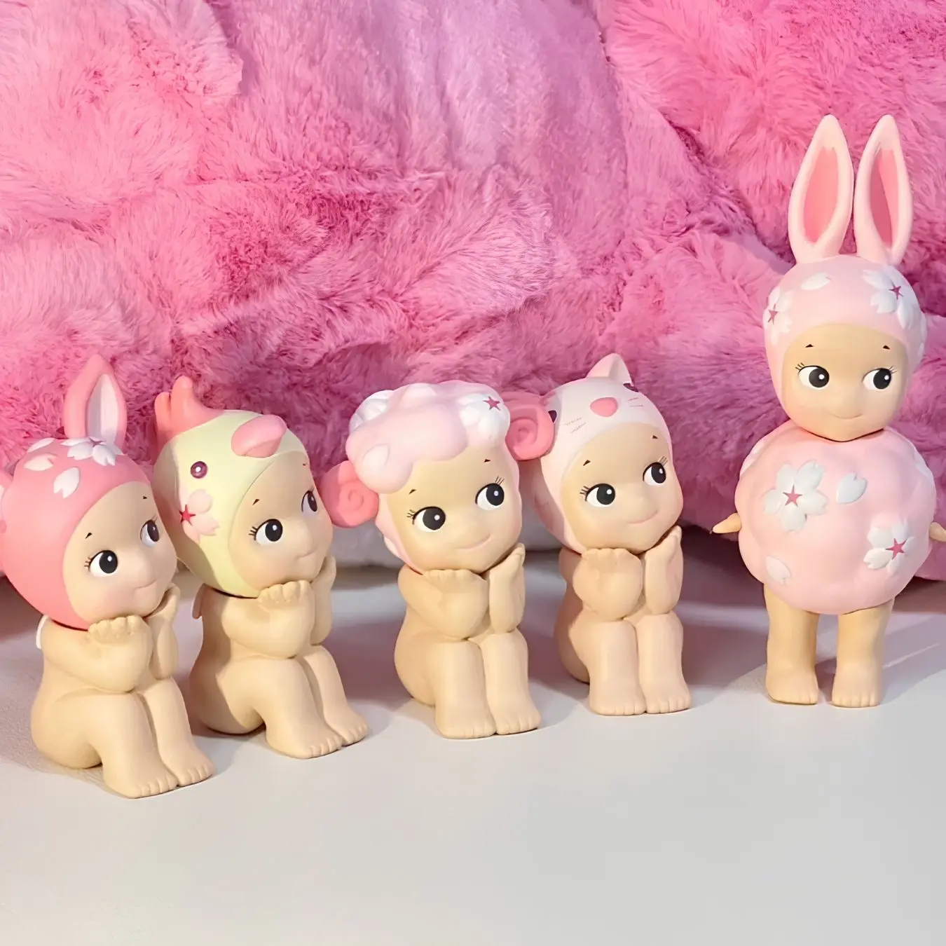 Sonny Angel Cherry Blossom Hanami Edition Blind Box | Mystery Mini Figure Collectible | Kawaii Anime Doll | Sealed Surprise Box | Spring Sakura Gift
