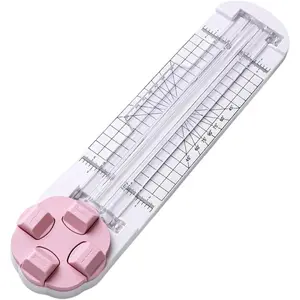 Paper Trimmer - Paper Slicer Portable 13 Inch, Small Papers Cutter| 4-in-1 Cutting Tools with Anti-Slip Base Precision Portable for Craft Scrapbooking Business Office Fabric Sewing