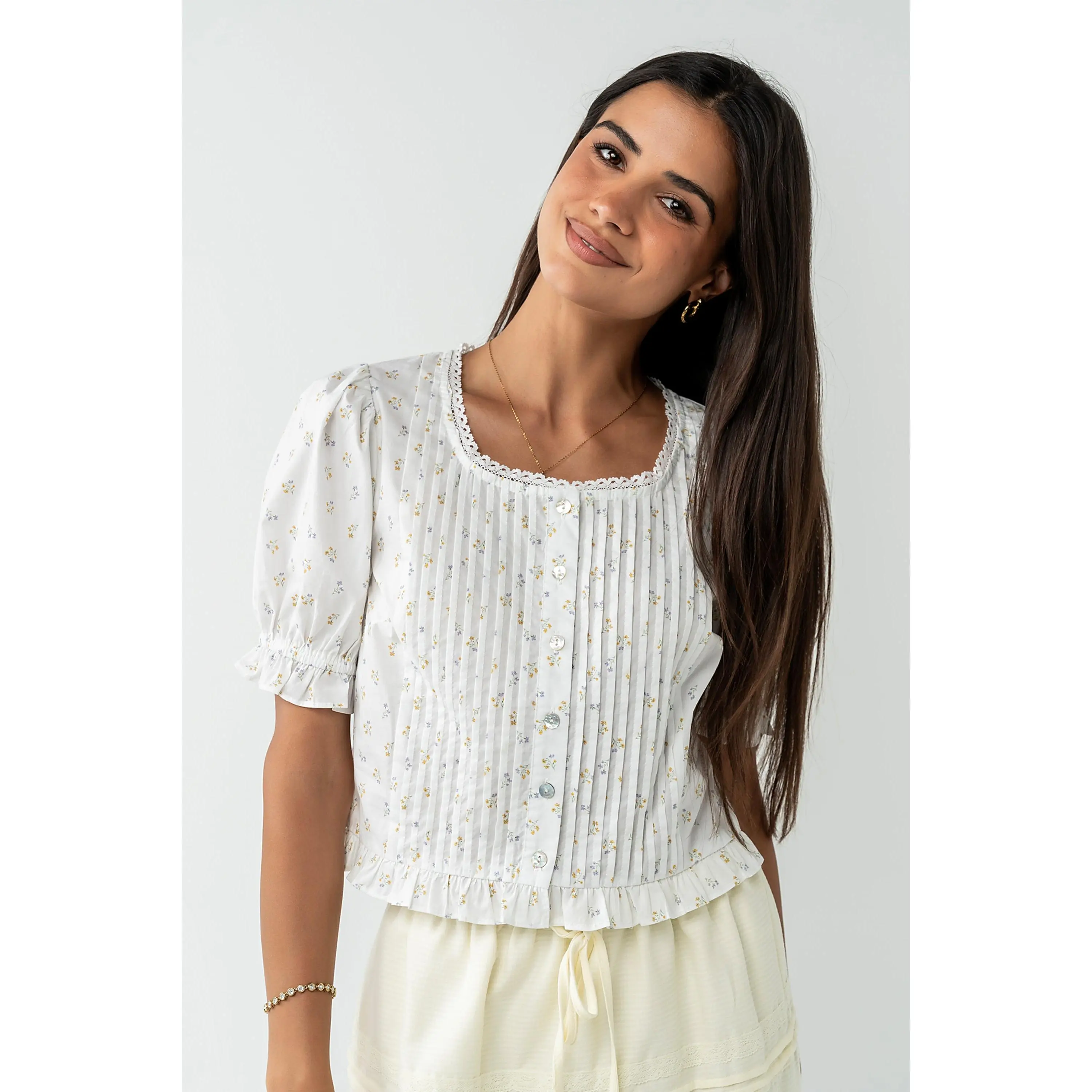 Tracie Floral Blouse in Multi