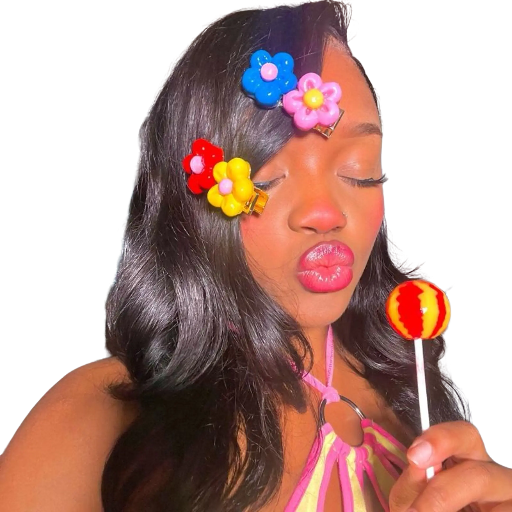 BLOSSOM HAIR KLIPS - 2 KLIPS