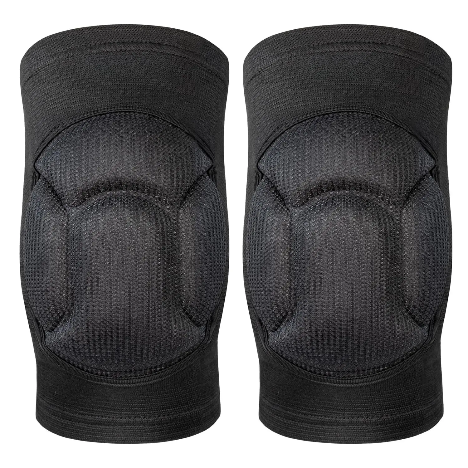 Pads with Thickened SBR Pad   Support Sleeve Anti-Slip Wrestling  Braces for Adult Teenagers  Protector for , Workout,Snowboarding,Volleyball,Soccer(1 Pair)