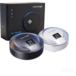 Home Air Purifier with True Ozone Deodorization for Odors, Smoke, Fridge, Bedroom, Bathroom, Shoe Cabinet, Wardrobe, Car, RV, Travel 20.4㎡ Coverage Ultra Quiet (Black)