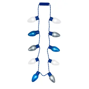 Hanukkah Light-Up Bulb Necklace