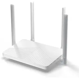 AC1200 WiFi Router 2.4GHz +5GHz Dual Band MU-MIMO  Internet Router with 4 Gigabit Ethernet Ports, 4 x 5dBi Antennas, Bridge & Repeater Mode, EasyMesh, Guest Network (T18-21K)
