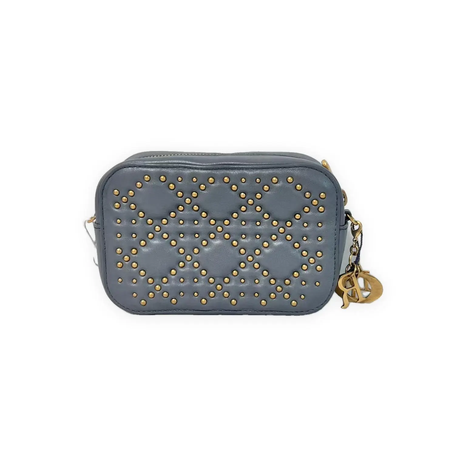 Pre-owned Dior GG denim canvas with brown suede trim Shoulder Bags Dionysus blue denim with beige GG monogram, brown suede trim Very Good S014260506060