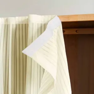 Magic Tape Blackout Curtains, Easy Installation Drapes for Bedroom Living Room Kitchen Party Decor Indoor Decoration Accessories