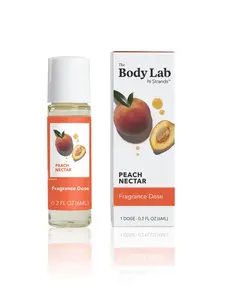 The Body Lab Peach Nectar Scent Vial 0.2 fl. oz - Single Use Perfume, 1 Dose (0.2 fl. oz) - Convenient for Home or Travel Use
