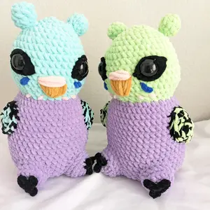 Alien Budgie Amigurumi