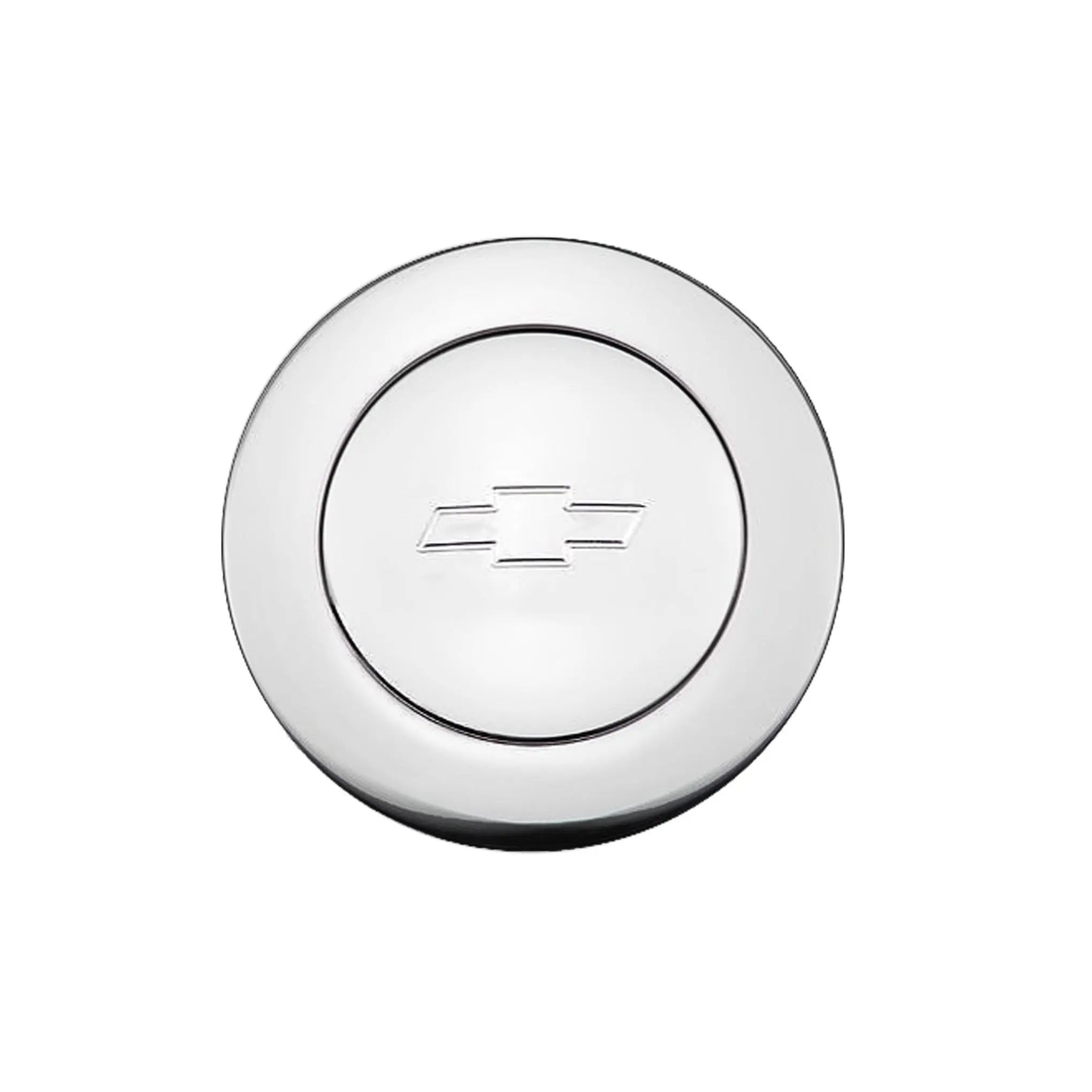 Chrome Billet Chevy Horn Button - 9 Hole