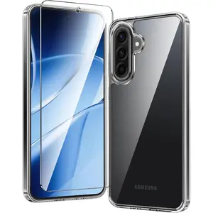 Samsung Galaxy A56-5G Case: for Galaxy A36 5G Phone Case Military Grade Rugged Drop Protection Anti Yellowing Cell Cover - Shockproof Protective Transparent Cases(Clear)