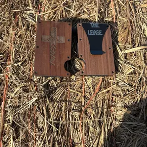 Custom engraved wallet money clip