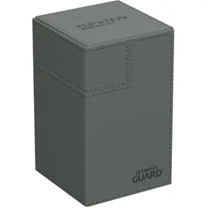 Ultimate Guard Flip'n'Tray 100+ XenoSkin Deck Case — Grey
