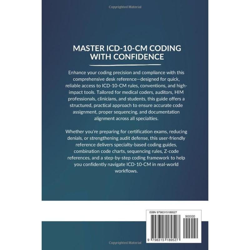 ICD-10-CM Desk Reference: A Quick-Access Guide to Accurate ICD-10-CM ...