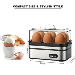 Rapid Egg Cooker 6 Egg Capacity BPA free Electric Egg Cooker for Hard Boiled Eggs, Poached Eggs, Scrambled Eggs, or Omelets,Easy and Convenient Way to Prepare Delicious Eggs ,outdoor gea#tiktokshopstockup  #mothersdaygift