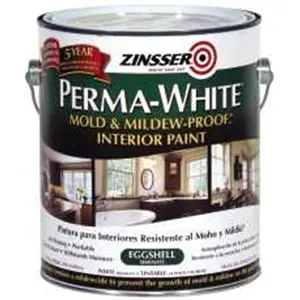 Rustoleum 800212 Perma-White Mold And Mildew-Proof Interior Paint Eggshell
