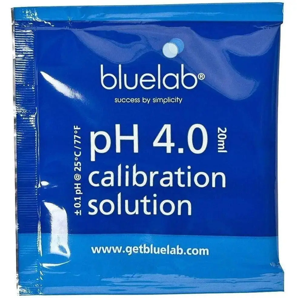 Bluelab pH 4.0 Solution, 20 mL Sachet