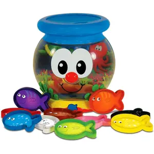 Learn With Me - Color Fun Fish Bowl - Color Teaching Toddler Toys & Gifts for Boys & Girls Ages 2 Years and Up - Preschool Learning Toy, Multicolor