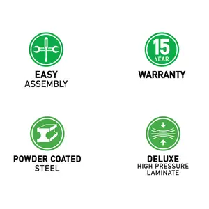 Table Height Deluxe High-Pressure Café and Breakroom Table 30x60"