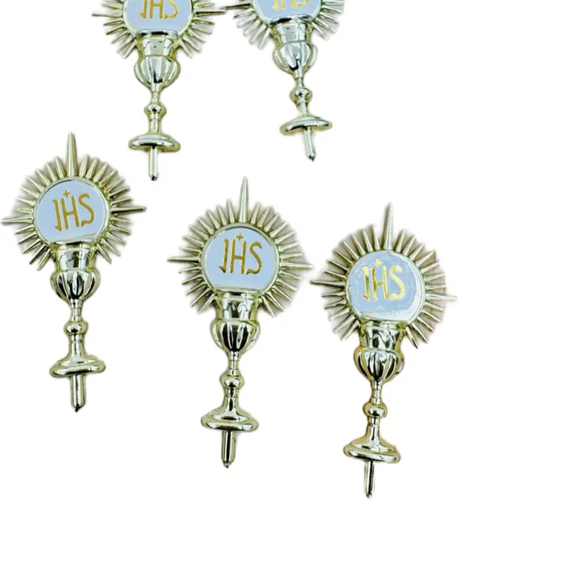 Decorative First Communion Cup Set, 24-Piece - Altar, Ceremony Decor Supplies for First Communion Celebrations