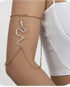 Snake Arm Cuff Rhinestone Arm Bracelet