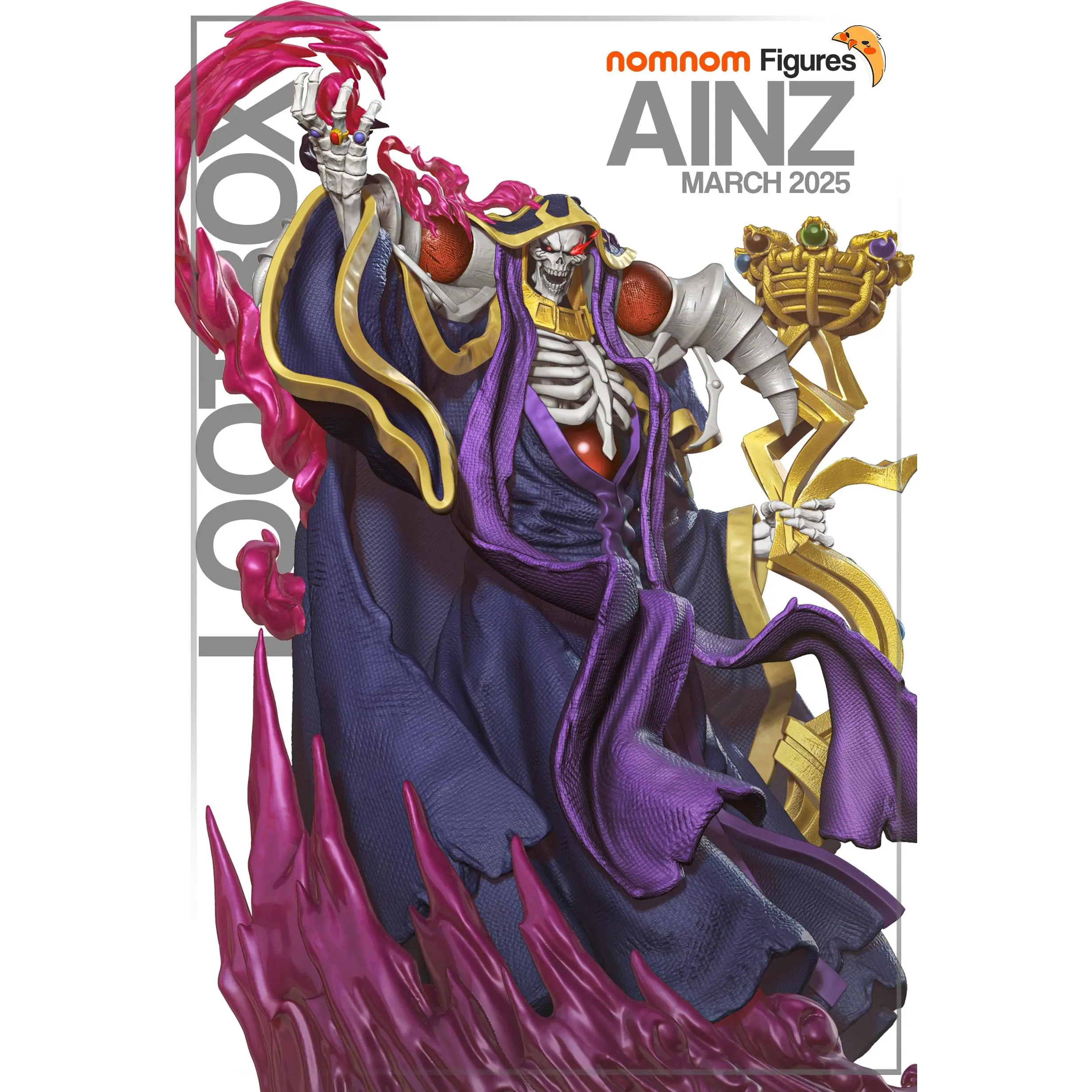 Unpainted Ainz Ooal Gown Overlord