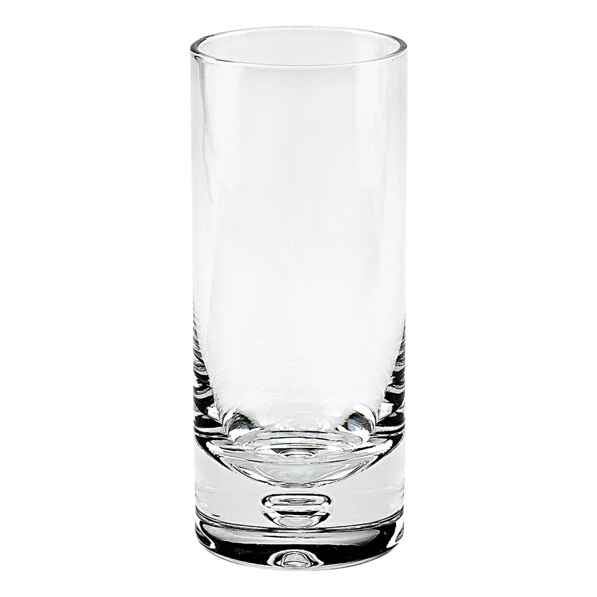 13 oz Mouth-Blown Crystal Hiball Glasses - 4-Piece Set for Drink Serving