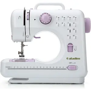 Mini Sewing Machine for Beginner by - Small Sewing Machines with 2 Speed 12-in Patterns GD-054-A16