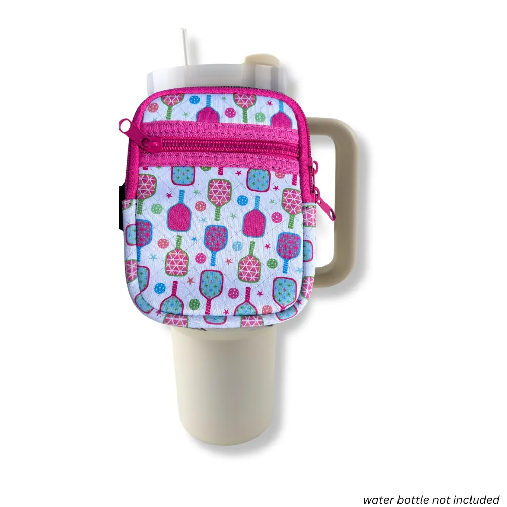 Pickleball Paddle Water Bottle Pouch Drinkware Accessories