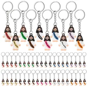 Cute Jesus Figure Keychains - Religious Party Favors & Christian Holiday Festival Gifts