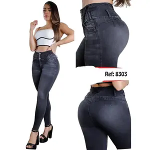 ColombianJeansBonBonUp8303buttlifterhighwaisttummycontrolpushupeffectskinny