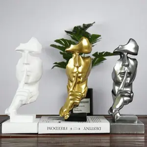 Personalized and creative home decoration, living room office, hotel bookcase, business and leisure place, abstract art resin ornament, simple and exquisite style, fashionable gifts