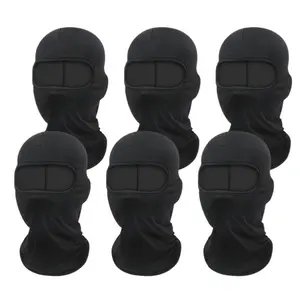 6 piece sunscreen Balaclava face mask, suitable for both men and women, moisture absorbing and breathable headband, suitable for summer fishing, running, and outdoor activities