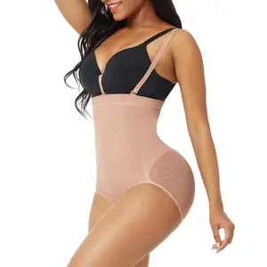 FeelinGirl #G1/4 Seamless Tummy Control Butt Lifter Nylon Thong Shapewear Day Womenswear