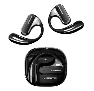 Monster Open Ear Headphones AC320,  Wireless Earbuds Bluetooth 5.4 with Clear Talk, Stylish Rotating Case with Lanyard, Type-C Charging, Comfort Fit, 24H Playback, IPX5 Water Resistant Sport Earbuds waterproof  headphones head