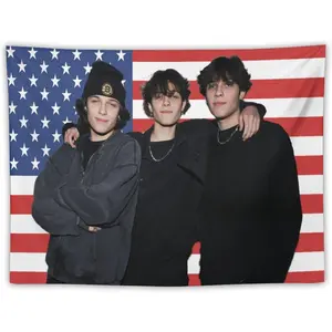 Sturniolo Band Triplets Tapestry Wall Hanging Tapestry for Bedroom Dorm Accessories Mandala Yoga Picnic Mat Ethnic 30"x40" Tapestry Decoration