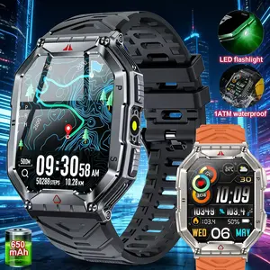 Men's 2.1 Inch Smart Watch Waterproof, 650mah Battery, Outdoor Sports, Bluetooth-compatible Call, Heart Rate Monitoring, Pedometer, Analog-Digital, Fitness Smart Watch