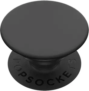 PopSockets Phone Grip with Expanding Kickstand Adhesive Grip Black Secure Hold and Stylish Design Smartphone Cellphone Mount for Versatile Use Cellphone Mount