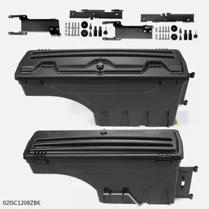 G-PLUS Rear Left+Right Lockable Storage Truck Bed ToolBox Fit For 2015-2019 Ford F-150 3 Style