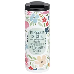 Dicksons TUMW5 Tumbler Blessed Is She Luke 1:45 20 Oz