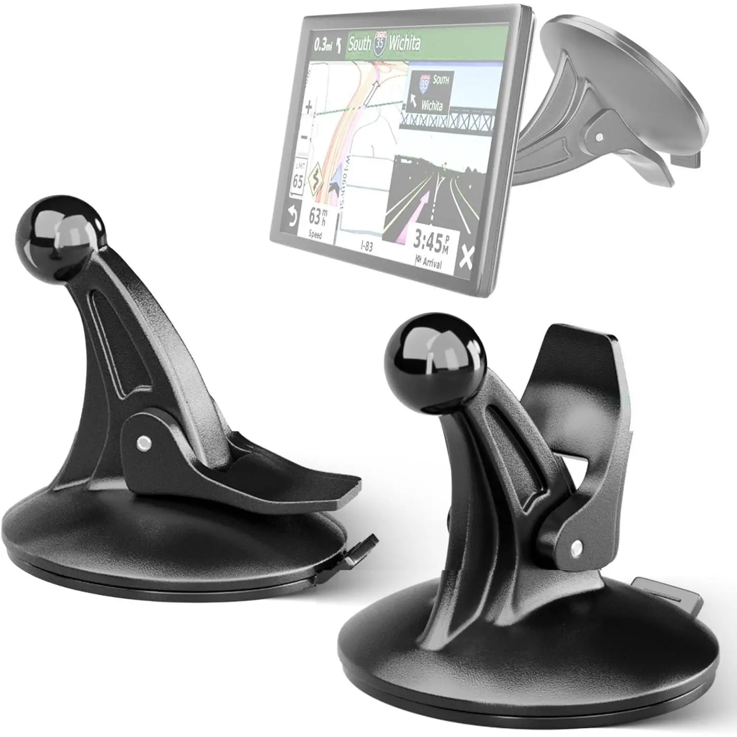 2PCS GPS Windshield Mount Holder – Suction Cup Car Windscreen for Garmin Nuvi 2PCS GPS Windshield Mount Holder – Suction Cup Car Windscreen for Garmin Nuvi